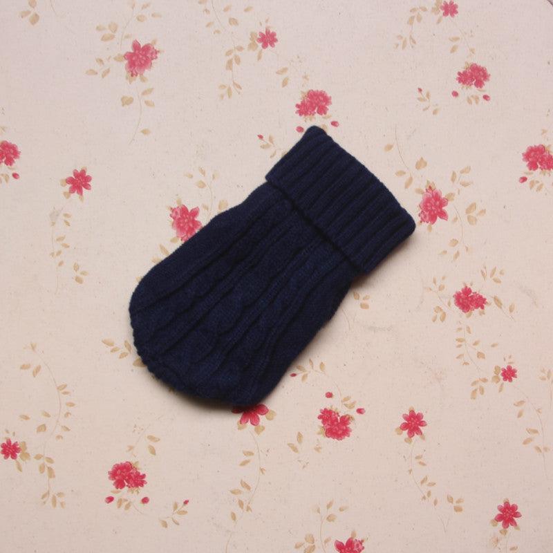 Cozy Knitted Wool Dog Sweater-6