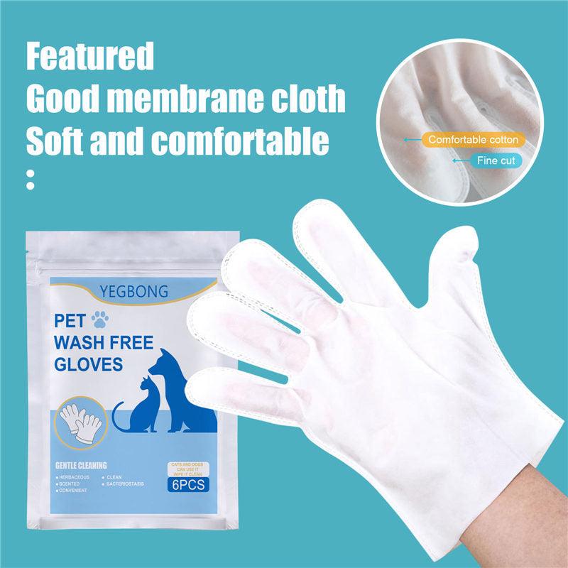 Pet Care Essentials: 6-Pack Of Disposable Non-Woven Gloves For A Clean And Happy Home-2