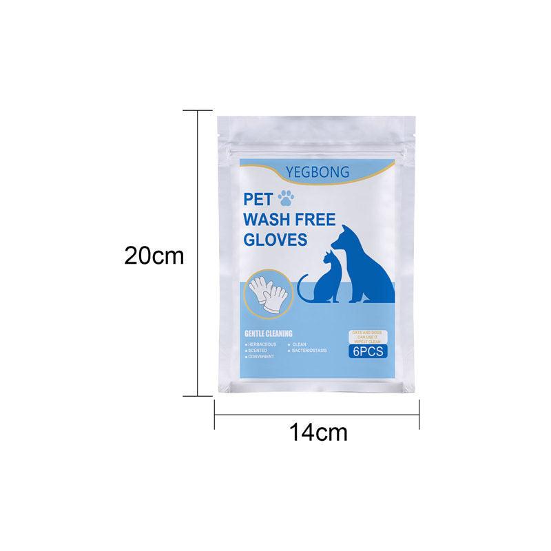 Pet Care Essentials: 6-Pack Of Disposable Non-Woven Gloves For A Clean And Happy Home-1