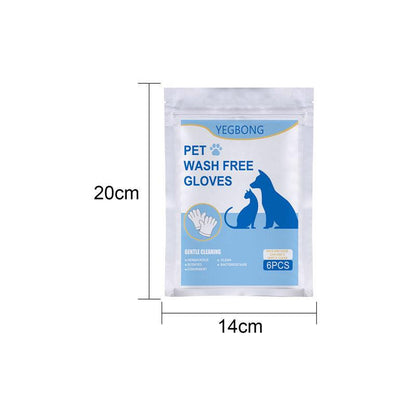 Pet Care Essentials: 6-Pack Of Disposable Non-Woven Gloves For A Clean And Happy Home-1