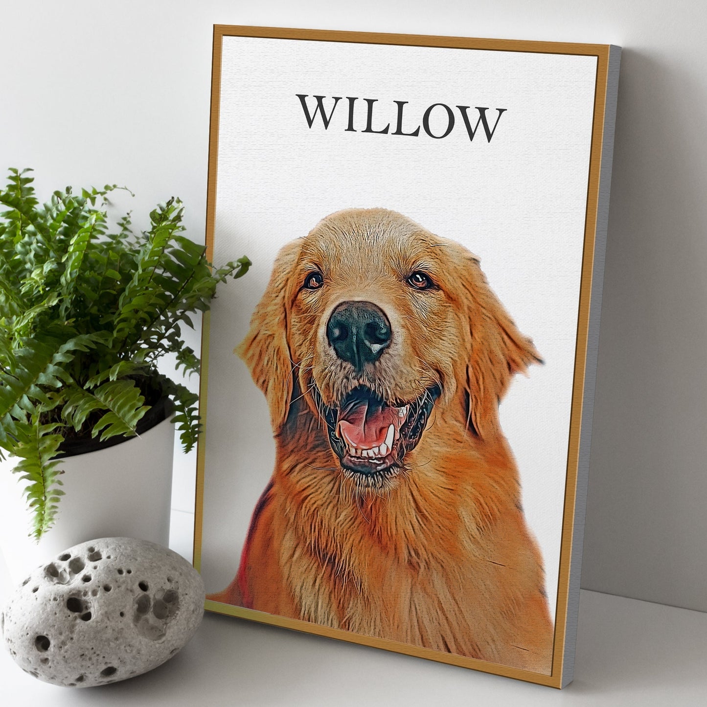 Personalized Pet Portrait Sign