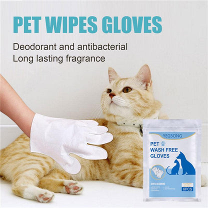 Pet Care Essentials: 6-Pack Of Disposable Non-Woven Gloves For A Clean And Happy Home-0