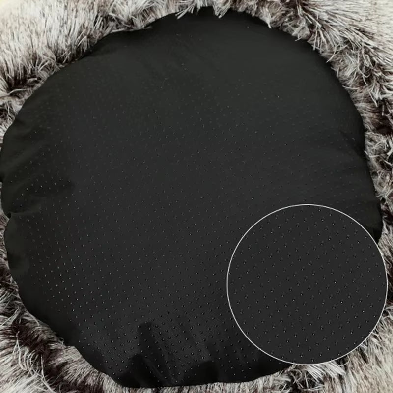 2-In-1 round Cushion & Warm Pet House for Cats and Small Dogs