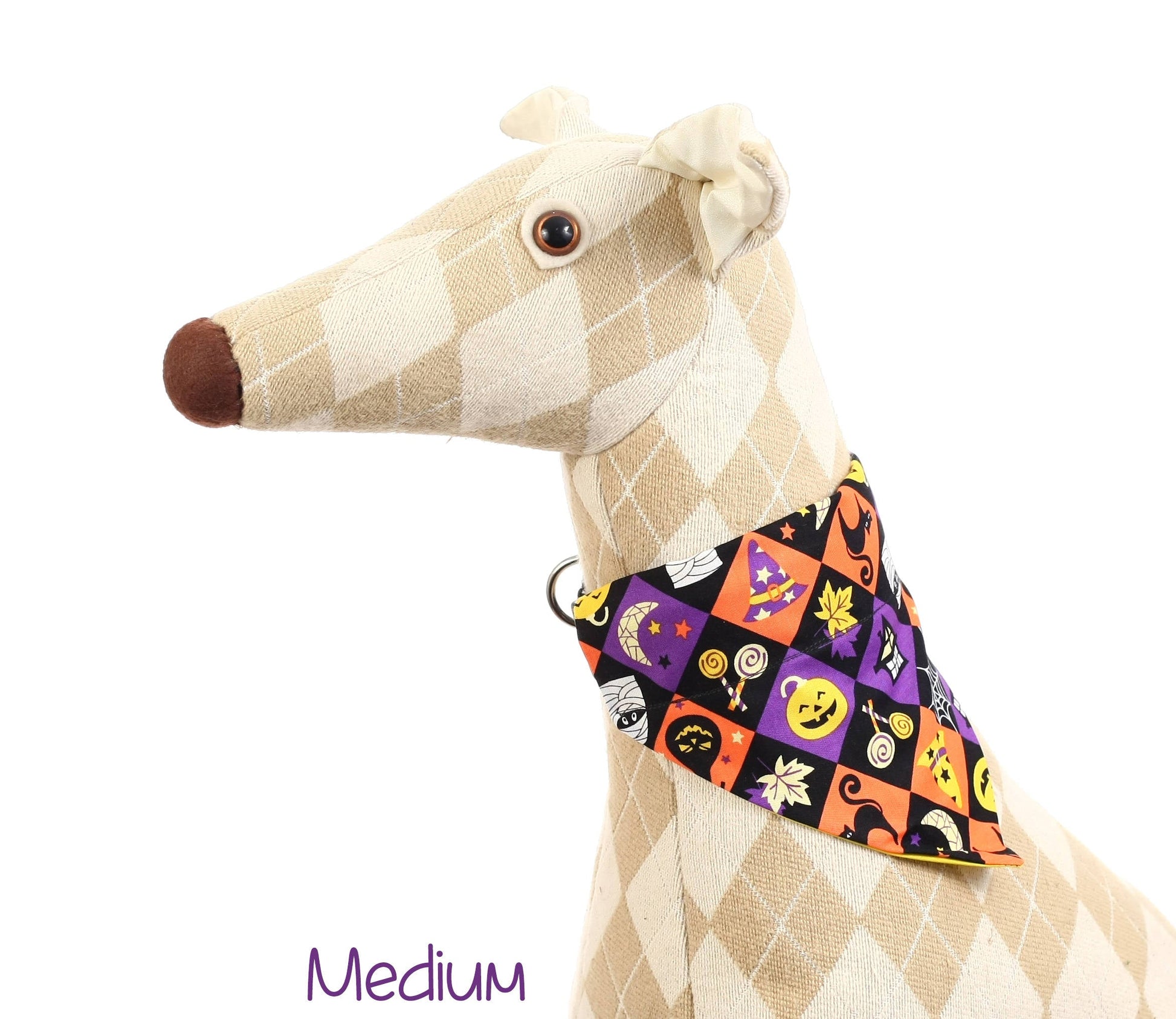 Spooky Squares Pet Scarf-4